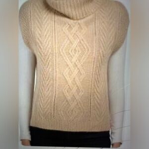 Rachel Zoe Cashmere Chunky Cable Sweater Size M